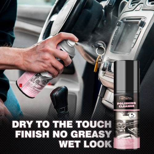 100ml Auto Interior Polish & Cleaner Spray for Dashboard, Leather, Plastic Restores Shine & Prevents Color Fading Car Care Spray